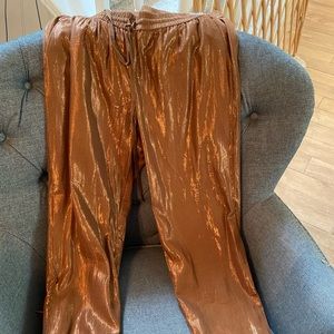 JCrew Lame’ pants. Burnt orange size 10
